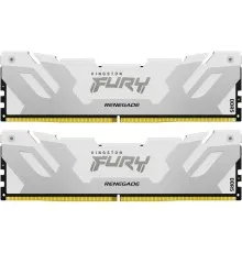 Модуль пам'яті для комп'ютера DDR5 32GB (2x16GB) 7200 MHz Renegade White XMP Kingston Fury (ex.HyperX) (KF572C38RWK2-32)