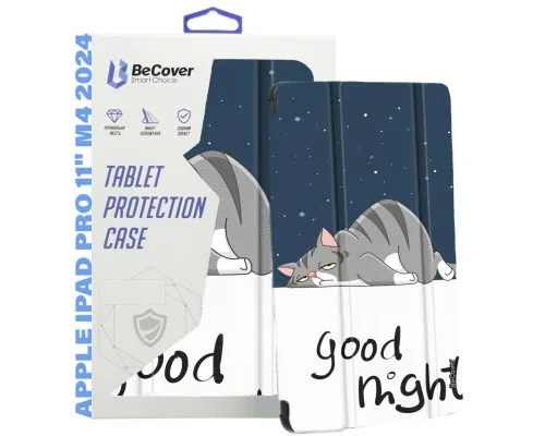 Чохол до планшета BeCover Smart Case Apple iPad Pro 11" M4 2024 Good Night (711636)