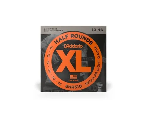 Струни для гітари D'Addario XL Half Rounds Regular Light (10-46) (EHR310)