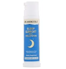 Амінокислота Dr. Mercola Підтримка сну з мелатоніну, спрей з малиновим смаком, (MCL-01197)