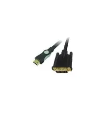 Кабель мультимедийный HDMI to DVI 18+1pin M, 3.0m Viewcon (VD 066-3м.)