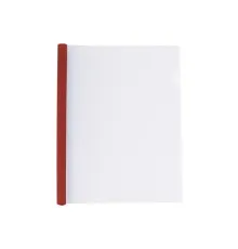 Папка-скоросшиватель Economix А4 с планкой-зажимом 15 мм (2-95 листов), красная (E31211-03)
