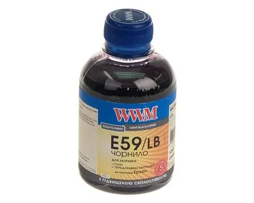 Чернила WWM EPSON StPro 7890/9890 200г Light Black (E59/LB)