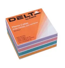 Папір для нотаток Delta by Axent "COLOR" 90Х90Х30мм, unglued (D8023)