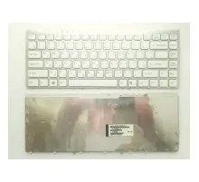 Клавиатура ноутбука Sony VGN-FW series белая UA (A43345)