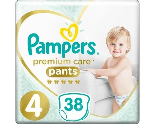 Подгузники Pampers Premium Care Pants Maxi Размер 4 (9-15 кг) 38 шт (8001090759832)