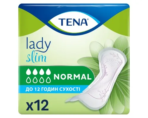 Урологические прокладки Tena Lady Slim Normal 12 шт. (7322540852127)