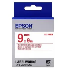 Лента для принтера этикеток Epson LK3WRN (C53S653008)