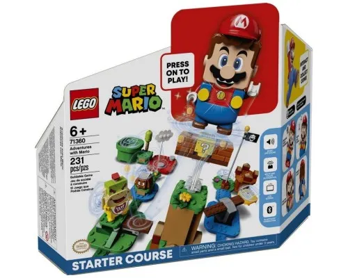 Конструктор LEGO Super Mario Приключения с Марио. стартовый набор (71360)