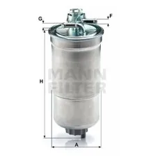 Фільтр паливний Mann WK853/3X