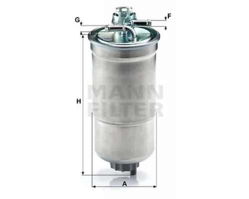 Фільтр паливний Mann WK853/3X