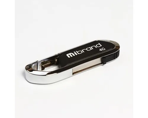 USB флеш накопичувач Mibrand 4GB Aligator Black USB 2.0 (MI2.0/AL4U7B)