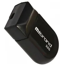 USB флеш накопичувач Mibrand 32GB Scorpio Black USB 2.0 (MI2.0/SC32M3B)