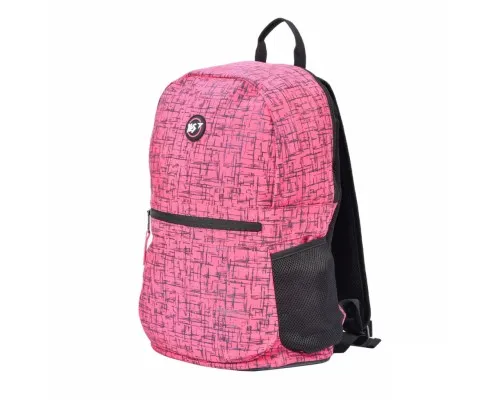 Рюкзак школьный Yes R-09 Сompact Reflective розовый (558506)