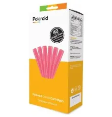 Стрижень для 3D-ручки Polaroid Candy pen, полуниця, рожевий (40 шт) (PL-2505-00)