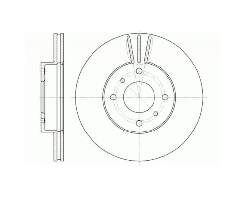 Гальмівний диск REMSA 6610.10