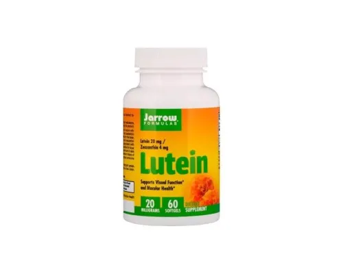 Антиоксидант Jarrow Formulas Лютеїн, 20 мг, Lutein, 60 желатинових капсул (JRW-12025)