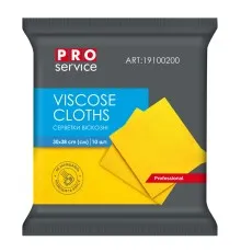 Салфетки для уборки PRO service Standard вискозные Желтые 10 шт. (4823071607710)