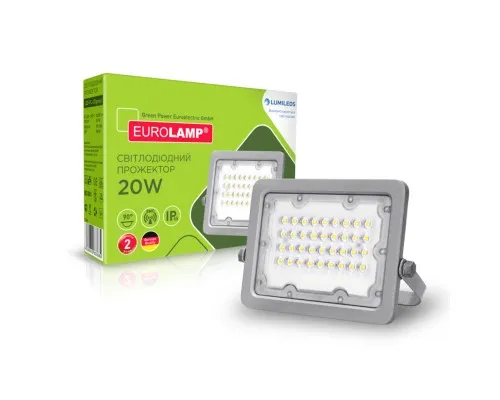 Прожектор Eurolamp LED SMD 20W 5000К (LED-FL-20(gray))