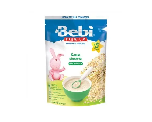 Дитяча каша Bebi Premium безмолочна Вівсяна з 5 міс. 200 г (8606019654375)