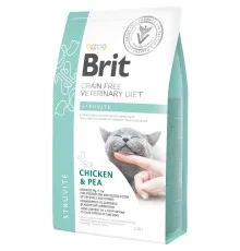 Сухой корм для кошек Brit GF VetDiets Cat Struvite 2 кг (8595602528271)
