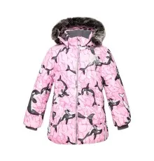 Куртка Huppa MELINDA 18220030 світло-рожевий з принтом 110 (4741468974699)