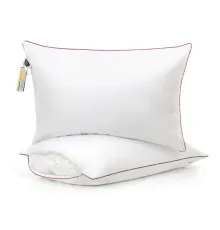 Подушка MirSon антиаллергенна DeLuxe Eco-Soft Hand Made №474 висока 60х60 (2200000625304)