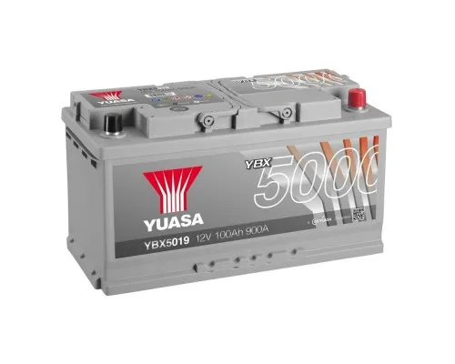 Аккумулятор автомобильный Yuasa 12V 100Ah Silver High Performance Battery (YBX5019)