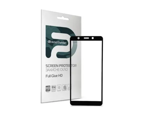 Скло захисне Armorstandart Full Glue HD TECNO POP 3 (BB2) Black (ARM65098)