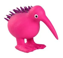 Іграшка для собак Kiwi Walker Птах ківі 8.5 см рожева (8596075000158)