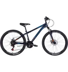 Велосипед Discovery 26" Rider AM DD рама-13" 2022 Dark Blue/Orange (OPS-DIS-26-525)