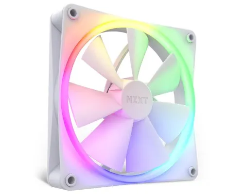 Кулер для корпуса NZXT F140RGB - 140mm RGB Fans - Single (White (RF-R14SF-W1)