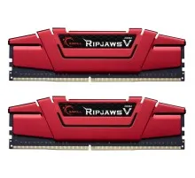 Модуль пам'яті для комп'ютера DDR4 16GB (2x8GB) 2666 MHz Ripjaws V Red G.Skill (F4-2666C19D-16GVR)