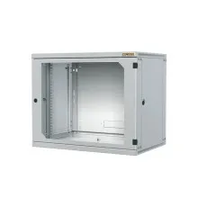 Шкаф настенный Conteg 6U 19" 600 мм, съемные боковые панели, RAL7035 (RUN-06-60/60-I)