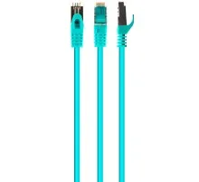 Патч-корд 15м S/FTP Cat 6A CU LSZH green Cablexpert (PP6A-LSZHCU-G-15M)