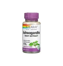 Травы Solaray Ашваганда, 470 мг, Ashwagandha, 60 вегетарианских капсул (SOR39902)