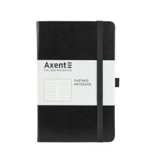 Книга записна Axent Partner 125х195 мм у лінійку 96 аркушів Чорний (8308-01-A)