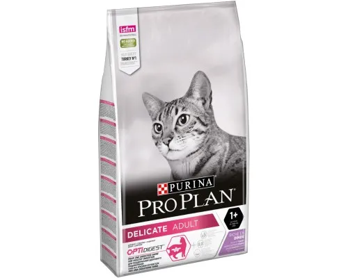 Сухий корм для кішок Purina Pro Plan Delicate Turkey зі смаком індички 10 кг (7613033566509)