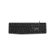 Клавіатура Canyon KB-1 Water resistant USB UA Black (CNE-CKEY01)