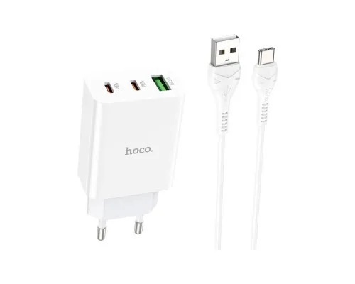 Зарядное устройство HOCO C99A charger set (Type-C) White (6931474767585)