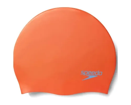 Шапка для плавания Speedo Plain Moud Silc Cap JU помаранчевий, синій 8-7099014570 OSFM (5059937305158)