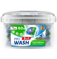 Капсули для прання Pro Wash Альпійська свіжість 60 шт. (4262396145208)