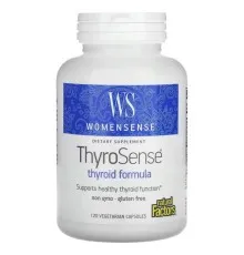 Вітамінно-мінеральний комплекс Natural Factors Підтримка щитовидної залози, WomenSense, ThyroSense, 120 вегетарі (NFS-04946)