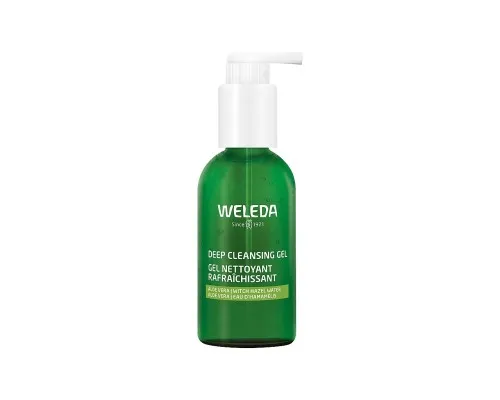 Гель для вмивання Weleda Deep Cleansing Gel Для глибокого очищення шкіри обличчя з органічним алое та гамамелісом 150 мл (4001638589611)