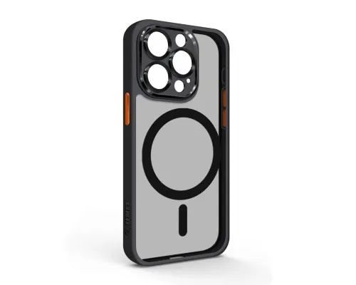 Чохол до мобільного телефона Armorstandart Unit MagSafe SE Apple iPhone 15 Pro Black Orange (ARM75362)