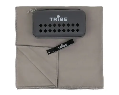 Туристическое полотенце Tribe з мікрофібри в чохлі Pocket Towel 60х120 L Grey (T-LC-0001-L-grey)