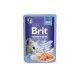 Вологий корм для кішок Brit Premium Delicate Fillets in Jelly Salmon філе в желе (8595602570683)