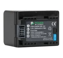 Акумулятор до фото/відео PowerPlant Canon BP-727 chip (DV00DV1386)