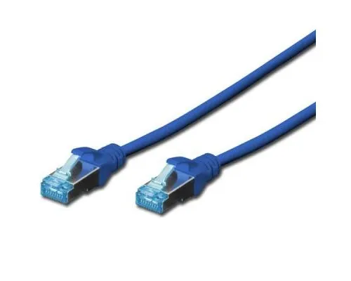 Патч-корд Digitus 0.5м, cat.5e, SF-UTP, AWG 26/7, blue (DK-1531-005/B)