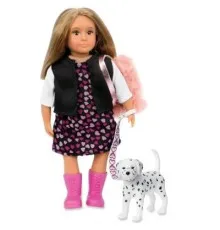 Кукла Lori Гиа с собачкой Далматинец 15 см (LO31058Z)